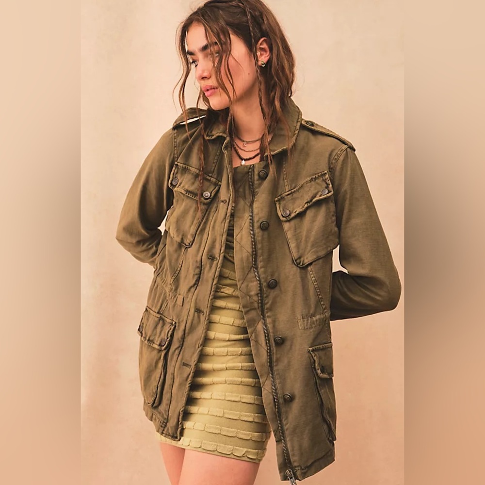 Free People Army Jacket